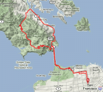 My first marathon route  &raquo; Click to zoom ->