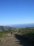 Descending Coastal fire road into Tennessee Valley  &raquo; Click to zoom ->