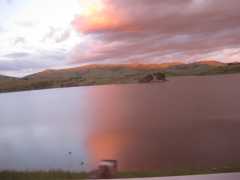Sunset over Nicasio  &raquo; Click to zoom ->