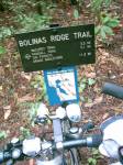 The Bolinas Ridge south trailhead sign  &raquo; Click to zoom ->