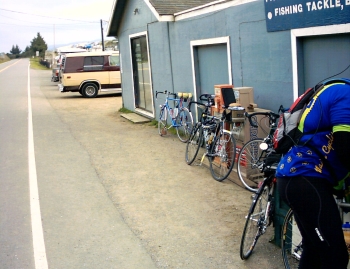 Bicycle parking outside Marshall Control