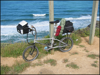 Devil's Slide, bike loaded